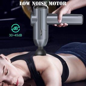 img 1 attached to 💆 Portable Handheld Professional Deep Tissue Body Massage Gun for Athletes – Mosafe Back Muscle, Electric Neck Massager Machine for Pain Relief and Fascia Relaxation