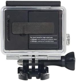 img 2 attached to 🏊 Waterproof Dive Case for GoPro Hero 4 3 Plus, Protective Underwater Housing Cover for Go Pro Hero 4 3+ 3
