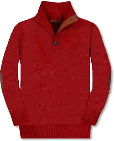 img 2 attached to Gioberti Cotton Knitted Pullover Sweater Boys' Clothing : Sweaters