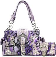 👜 stylish zelris camouflage buckle conceal handbag: women's shoulder bags with wallets logo