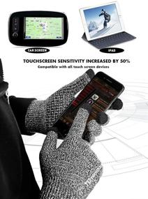 img 2 attached to Gloves Touchscreen TRENDOUX Texting Smartphone Men's Accessories in Gloves & Mittens