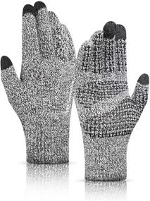 img 4 attached to Gloves Touchscreen TRENDOUX Texting Smartphone Men's Accessories in Gloves & Mittens