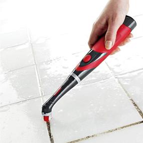 img 1 attached to 🔧 Rubbermaid Reveal Power Scrubber: Grout & Tile Cleaner for Bathrooms, Showers, Bathtubs - Multi-Purpose Scrub Brush