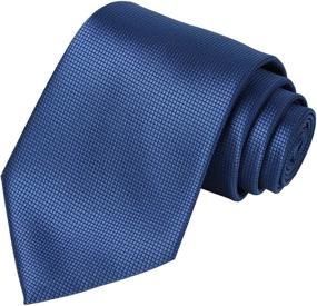 img 2 attached to KissTies Mens Solid Color Necktie Men's Accessories