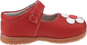 img 2 attached to Femizee Fashion Leather Flats: The Perfect School Uniform Shoes for Toddler Girls