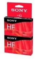 sony c90hfr/2 hf audio tape (90 minutes) with hang tab logo