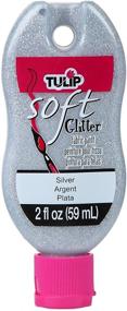 img 1 attached to ✨ TULIP 30985 Soft Fabric Paint, 2-Ounce, Sparkling Glitter Silver