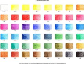 img 2 attached to 🎨 Koi Watercolor Kit, Sakura Pocket Set - Pack of 1, 48 Vibrant Colors