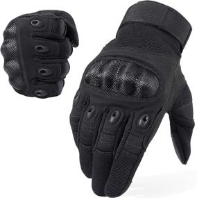 img 4 attached to 🧤 High-performance Touch Screen Motorcycle Gloves for Cycling, Motorbike, ATV, Hunting, Hiking, Riding, Climbing, Operating Work, and Sports