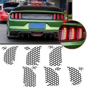 img 4 attached to Compatible Mustang Honeycomb Exterior Accessories