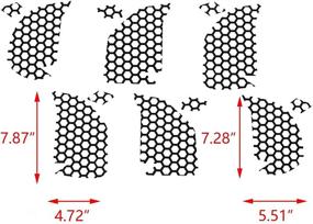 img 2 attached to Compatible Mustang Honeycomb Exterior Accessories