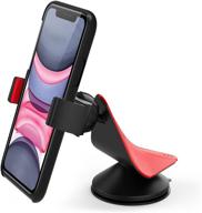 arteck universal car mount holder for iphone 13, 13 pro, 13 mini, 12, 11, xs, se & android cellphones - 360° rotation, windshield/dash mount for mobile phones & gps logo