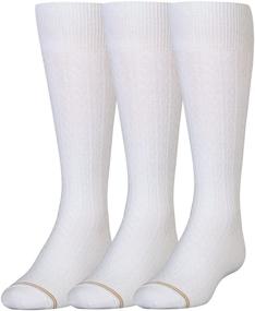 img 3 attached to 🧦 Set of 3 Gold Toe Knee High Socks for Girls