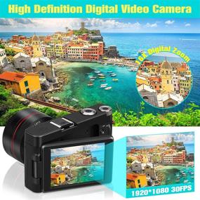 img 2 attached to Цифровая видеокамера Lecran Digital Camcorder для блоггинга со скоростным светом