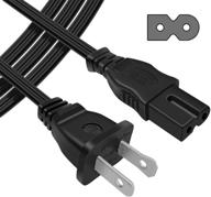 🔌 ul listed powseed 6ft polarized ac power cable for sony playstation, vizio tv, arris router, bose speaker & more logo