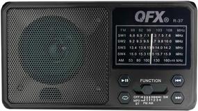 img 4 attached to 📻 2021 Model QFX R-37 6-Band Solar Radio: AM, FM, SW1 - SW4, Bluetooth, LED Flashlight