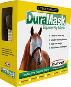 img 1 attached to 🐴 DURVET FLY 081-60003 698560 Duramask Fly Mask, Gray, X-Large: Ultimate Fly Protection for Horses