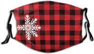 christmas snowflake washable bandanas adjustable logo