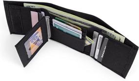 img 1 attached to Timberland Mens Trifold Nylon Wallet Men's Accessories and Wallets, Card Cases & Money Organizers