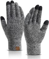 🧤 majcf thermal weather anti-slip elastic men's gloves & mittens accessories logo
