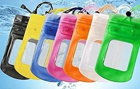 img 3 attached to 🌊 Super Sealability Universal Waterproof Case: Cellphone Dry Bag with Sensitive Touch Screen (Colors May Vary)