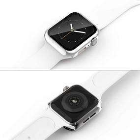 img 1 attached to 📱 AVIDDA 3 Пакет чехлов для Apple Watch 44мм Серия 6/5/4/SE с защитой экрана из закаленного стекла, ультратонкий защитный бампер с полным покрытием HD, совместимый с iWatch 44мм