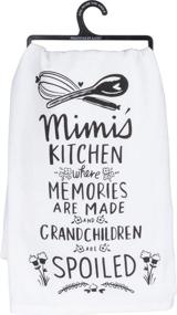 img 2 attached to 😂 Mimi's Kitchen 28-Inch Square Cotton Dish Towel by Primitives by Kathy - LOL