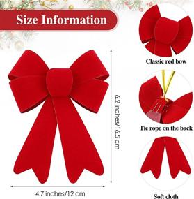 img 3 attached to 🎄 Revamp Your Christmas Décor with MCEAST 24 Pack Christmas Bows - Perfect for Wreaths, Trees, and Home Decoration!