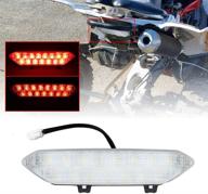 akmties yf450r tail lights atv brake rear light compatible with yamaha raptor 700r 700(2006-2018) yfz450r yfz450x yfz 450r 450x 450 r x(2009-2018) logo