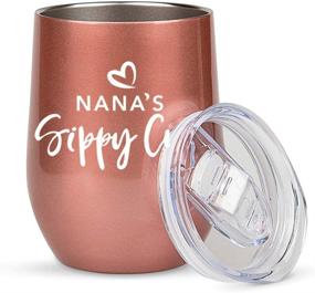 img 4 attached to 👵 Nana Gifts Nana's Sippy Cup - 12 oz Tumbler for Wine or Coffee - Perfect Mothers Day Gift for Grandmother, Birthday, From Grandchildren, Grandkids - Ideal Present for Best Nana, Nanna