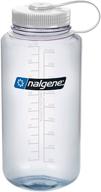 nalgene wide mouth bottle clear logo