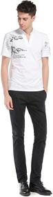 img 1 attached to Sportides Fashion V Neck Henley T Shirt