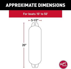 img 3 attached to 🛡️ Hull-Gard Utility Fender: Superior Protection for Boats by TAYLOR MADE PRODUCTS