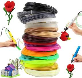 img 4 attached to ✍️ 3D Pen / Printer Filament: 656 Linear Feet, 1.75mm PLA Plastic - Pack of 20 Colors (32 ft each). Vacuum Sealed for Easy Usage - PLA Filaments in 20 Color Variety (PLA 20 Colors)