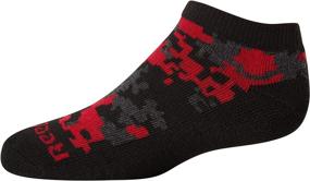 img 1 attached to 💯 Stylish Reebok Boy's Cushion Comfort No-Show Low Cut Basic Socks (12 Pack) - Ultimate Comfort and Durability!