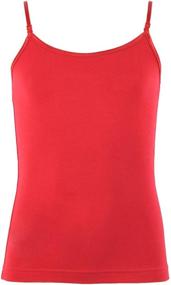 img 4 attached to ToBeInStyle Girls Adjustable Strap Camisole