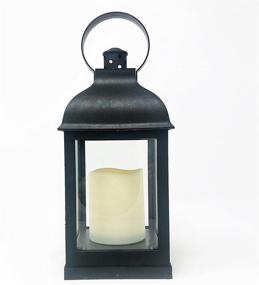 img 1 attached to 🌸 Springtime Delight: 6pc Set of 10-inch Decorative Lanterns with Flameless LED Candles - Perfect for Indoor Ambiance, Outdoor Parties, and Weddings!
