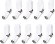 🧦 affordable 10-pack cotton crew socks for kids - amazon essentials логотип