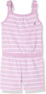 👗 nautica romper: flounce stripe girls' clothing and jumpsuits & rompers logo