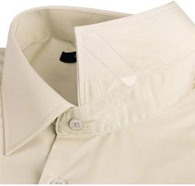 img 1 attached to Luxton Lavender Men's Fashion Dress Shirt: Elevate Your Style with Effortless Sophistication