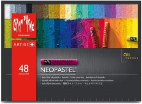 img 1 attached to 🎨 Unleash Your Artistic Potential with Caran D'ache Neopastel Oil Pastels Set/48 - Premium CREATIVE ART MATERIALS