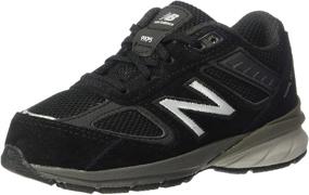 img 4 attached to 👟 Optimized: New Balance 990V5 Athletic Running Shoes for Little Girls