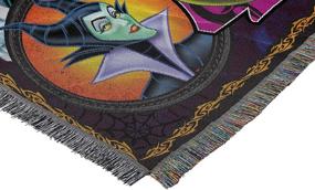 img 2 attached to Disney-Pixar Villains, &#34;Vile Villains&#34; Woven Tapestry Throw Blanket – Multi-Colored, 48&#34; x 60&#34;: A Must-Have for Disney Fans!