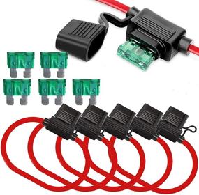 img 4 attached to 🔌 MuHize Waterproof Standard APR ATO ATC Fuse Holder - Inline Fuse Holders 12 Gauge, 2021 Upgrade Version, with 30AMP Standard Fuses (5 Pack)