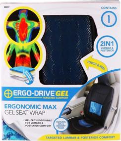 img 1 attached to ERGO DRIVE Gel Full Seat Cushion: Premium Comfort for Ultimate Driving Experience