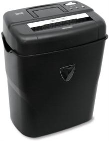 img 4 attached to 🔪 Aurora AS1018CD 10-Sheet Cross-Cut Shredder with Basket - Efficient Paper, Credit Card, and CD Destruction in Black