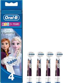 img 4 attached to Enhance Your Kids' Oral Care with Oral-B Stages Power Frozen Replacement Heads 4 Pack