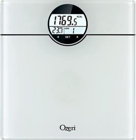 img 4 attached to Ozeri WeightMaster Bath Scale: 440 lbs/200 kg, BMI, BMR and 50g Weight Change Detection - White