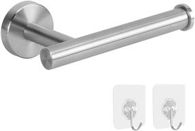 img 4 attached to 🚽 Bathroom Toilet Paper Holder - NearMoon Premium SUS304 Stainless Steel Rustproof Wall Mounted Toilet Roll Holder for Bathroom, Kitchen, Washroom (Brushed Nickel) - High-Quality and Durable
