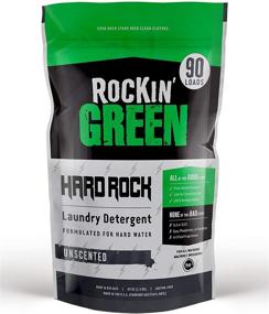 img 4 attached to Rockin' Green Нет аромата Hard Rock Стиральный порошок: Экологически чистый, биодеградируемый и безопасный для чувствительной кожи в жесткой воде!